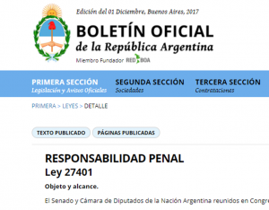 Argentina new law